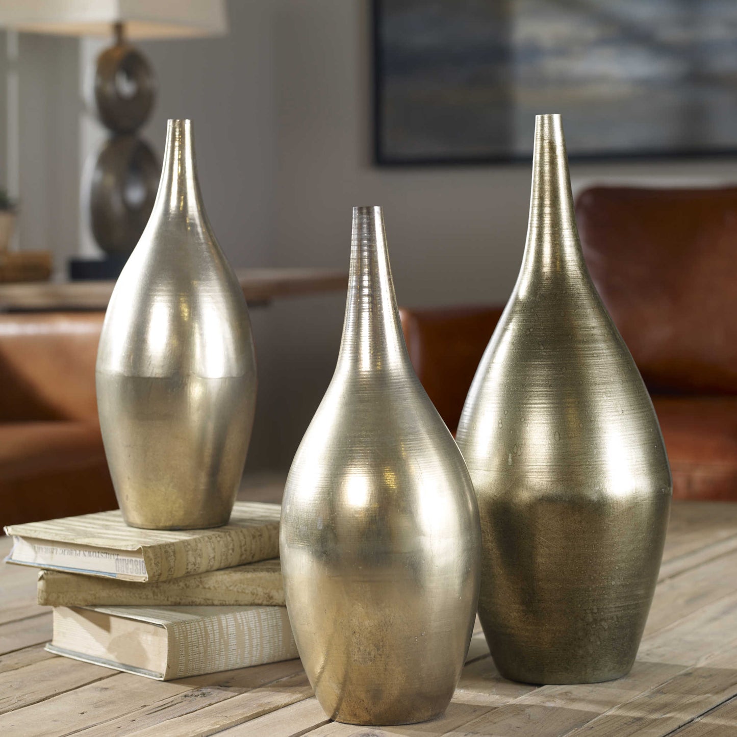 Rajata Vases Set of 3