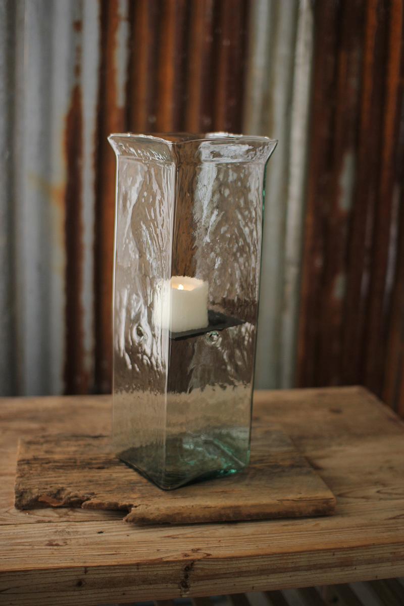 Square Candle Hurricane - Large