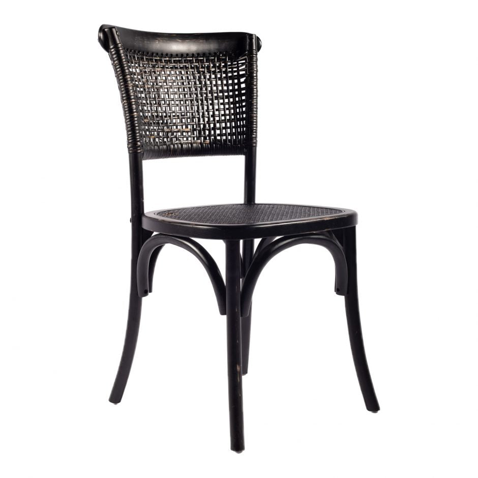 Churchill Dining Chair Antique Black FG-1001-02 Set of 2 - Yanni Custom 