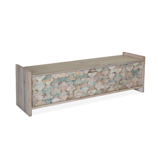 Ibiza 60" Reclaimed Wood Storage Bench