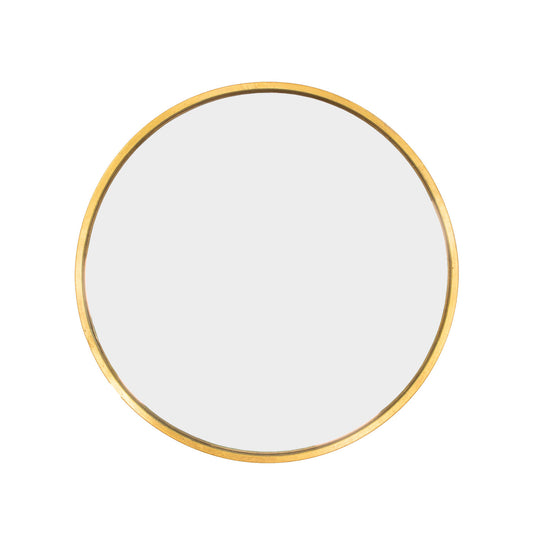 Gold Small Round Mirror