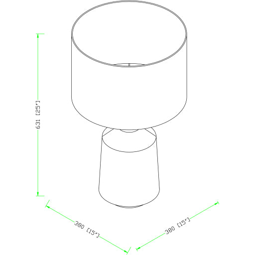 Foreman Painted Table Lamp