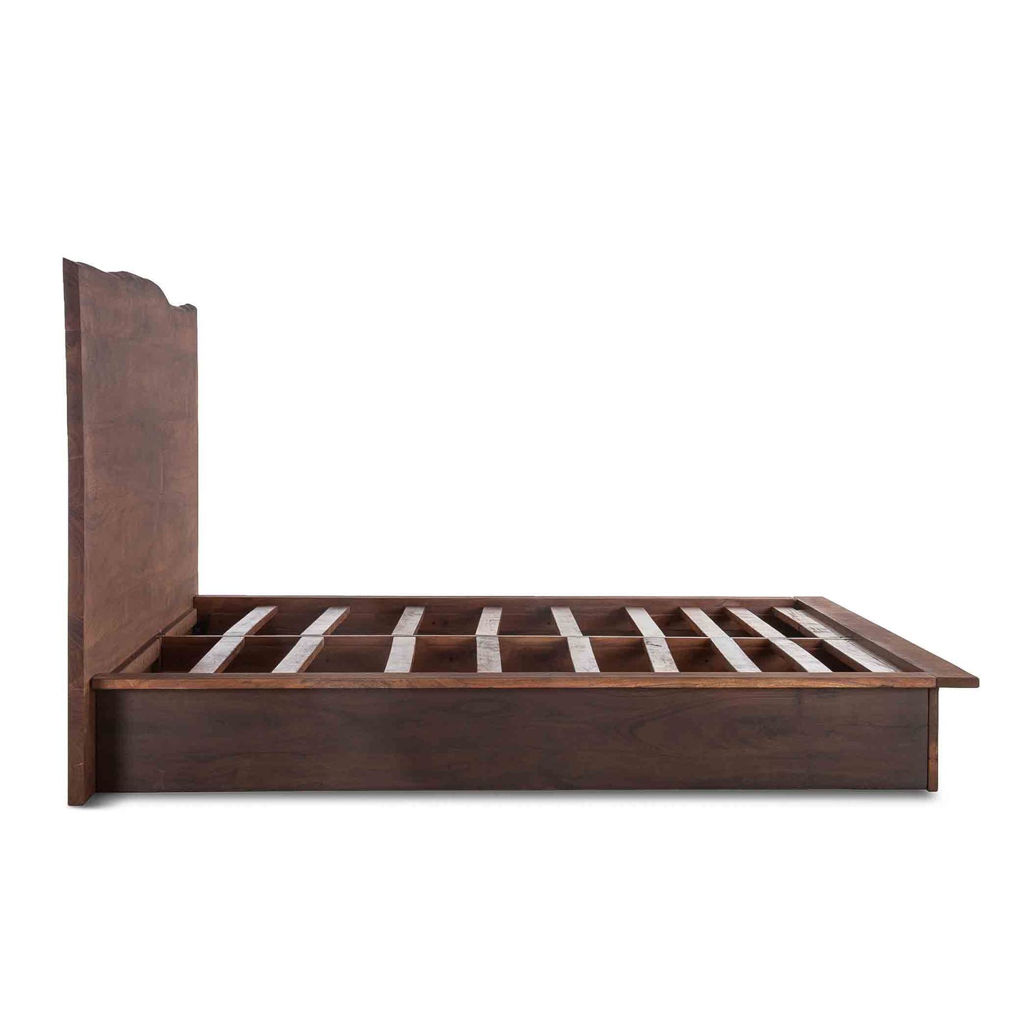 San Marino King Bed Raw Walnut AVAILABLE AFTER 2/1/24