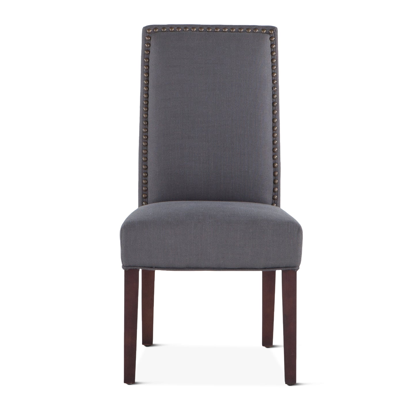 Jones Dining Chair Gray w Dark Legs