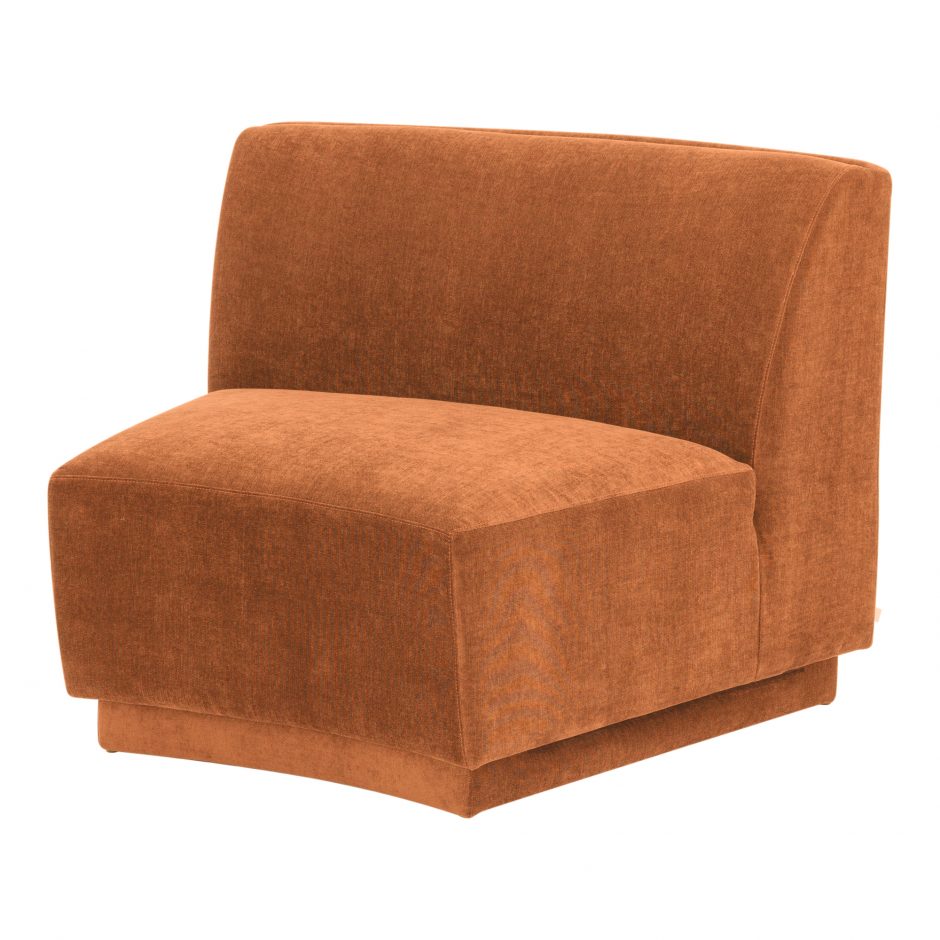 Yoon Slipper Chair Rust JM-1020-06