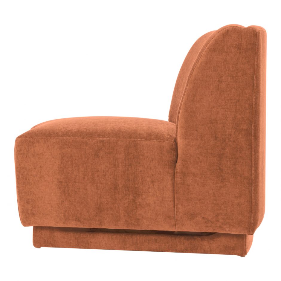 Yoon Slipper Chair Rust JM-1020-06
