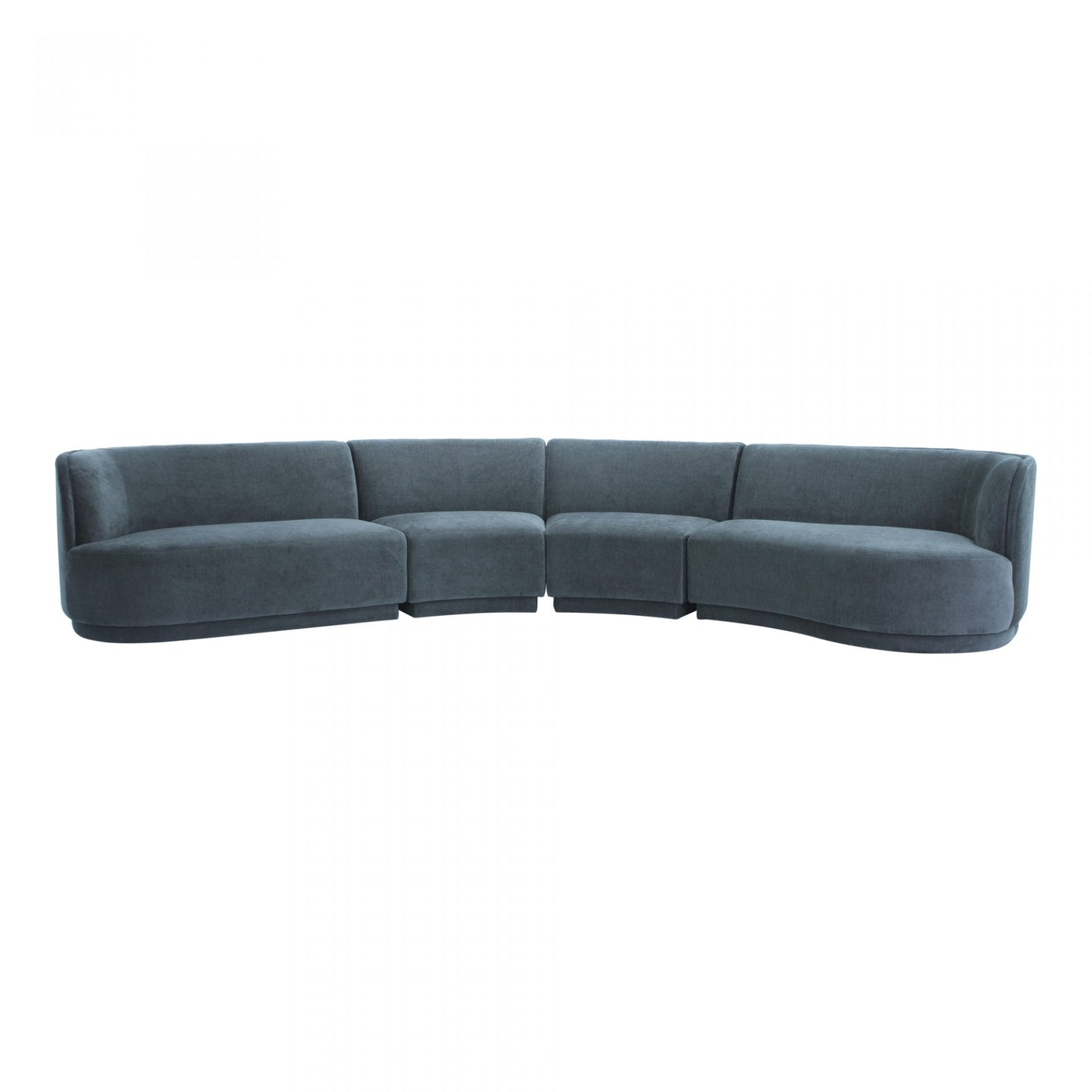 Yoon Eclipse Modular Sectional Chaise Right Dusty Blue JM-1023-45