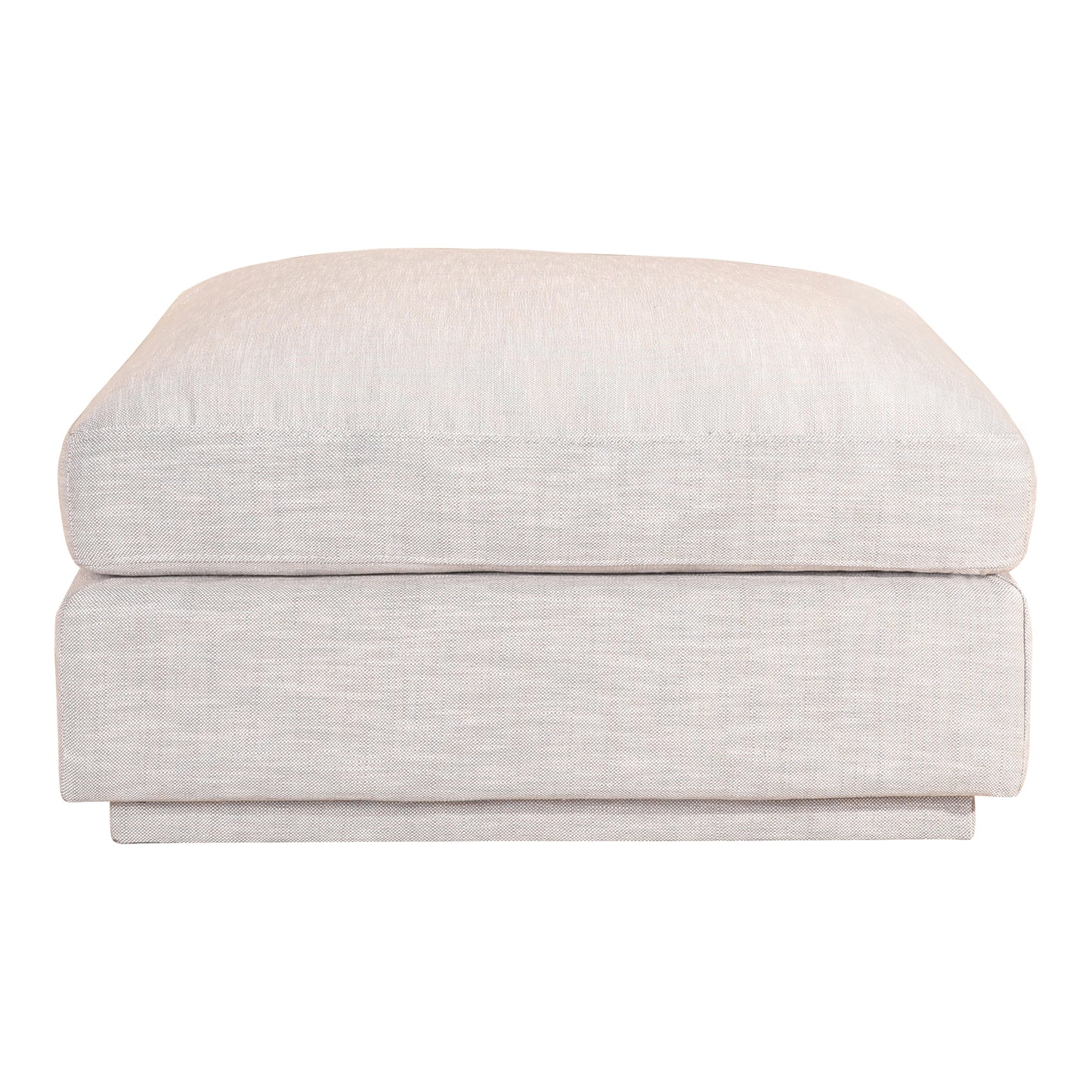 Justin Taupe Ottoman