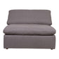 Clay Slipper Chair Livesmart Fabric Light Grey  GREY YJ-1001-29