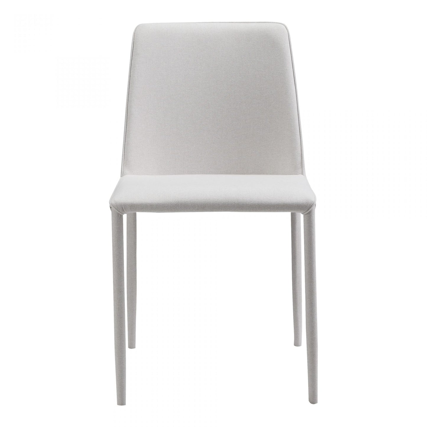 Nora Fabric Dining Chair White Set of 2