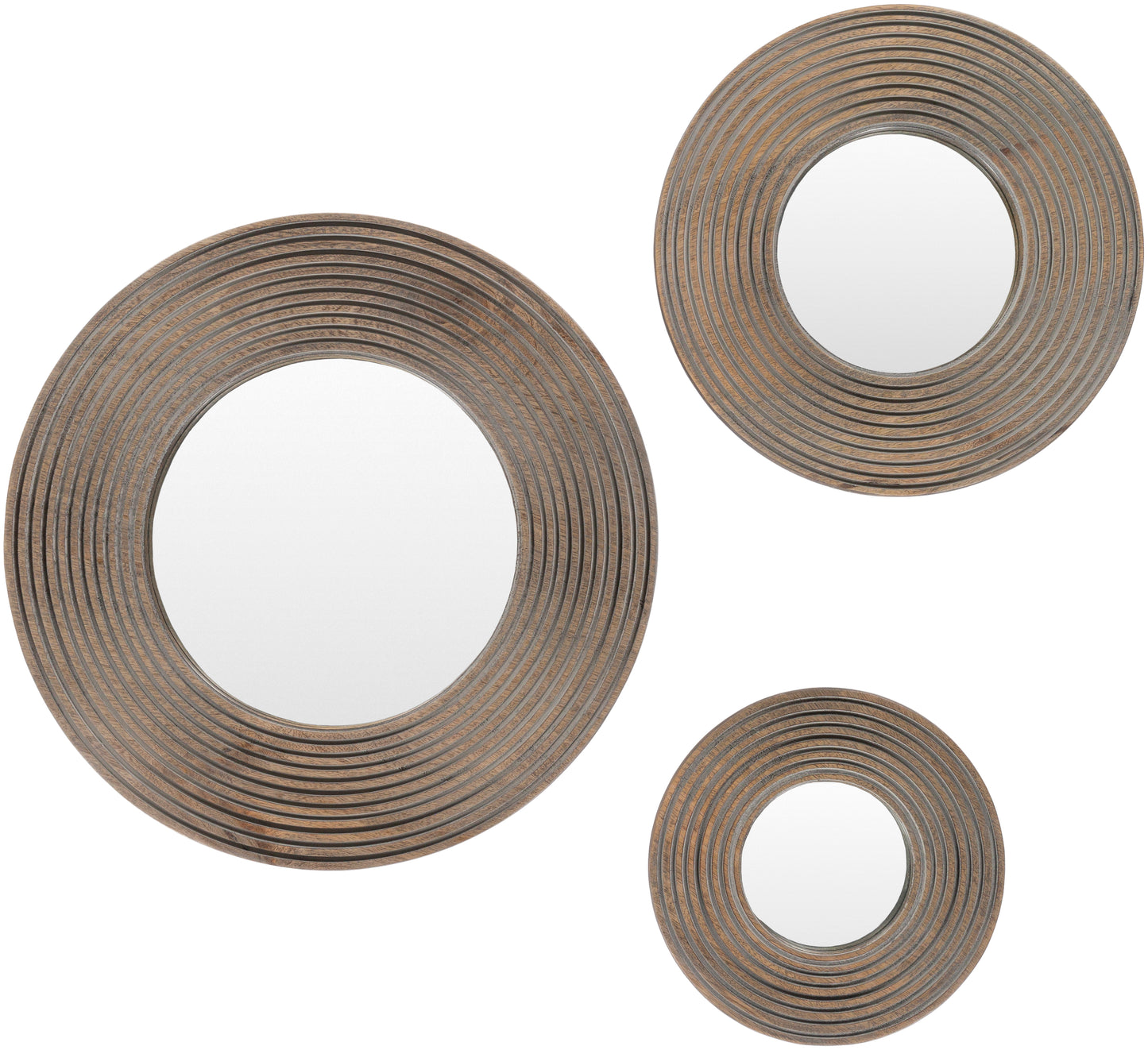Brutus Mirror Set of 3