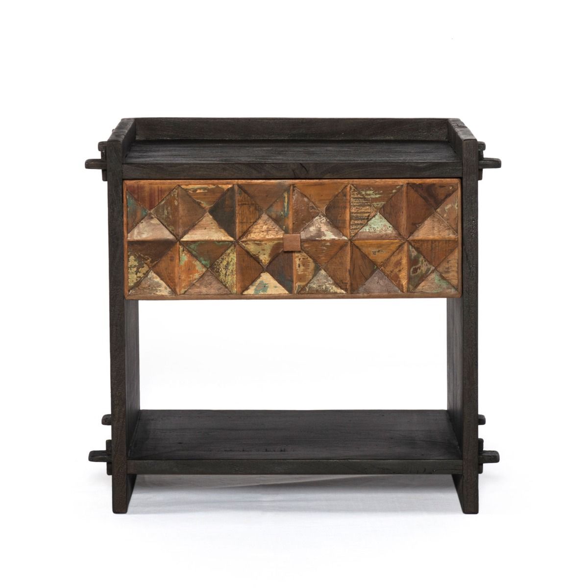 Rio Carved Teak Wood Night Chest