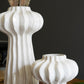 Set of 2 Organic Ruffle Vases