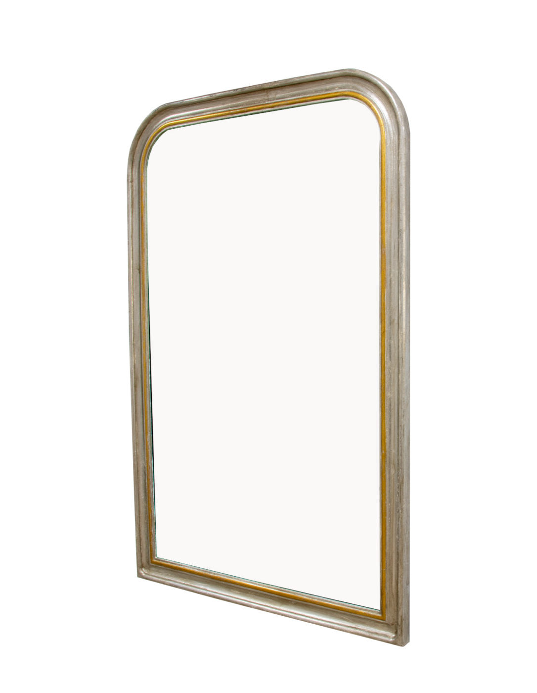 Silver and Gold Louis Philippe Mirror