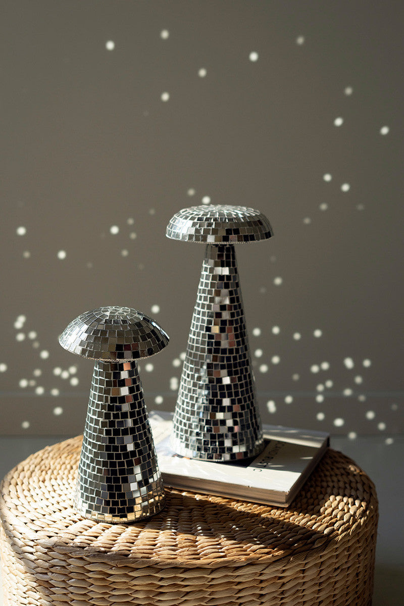 Set of 2 Disco Mushrooms