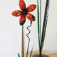 Set of 3 Recycled Iron Flowers