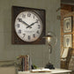 Warehouse Wall Clock W/ Grill 06083