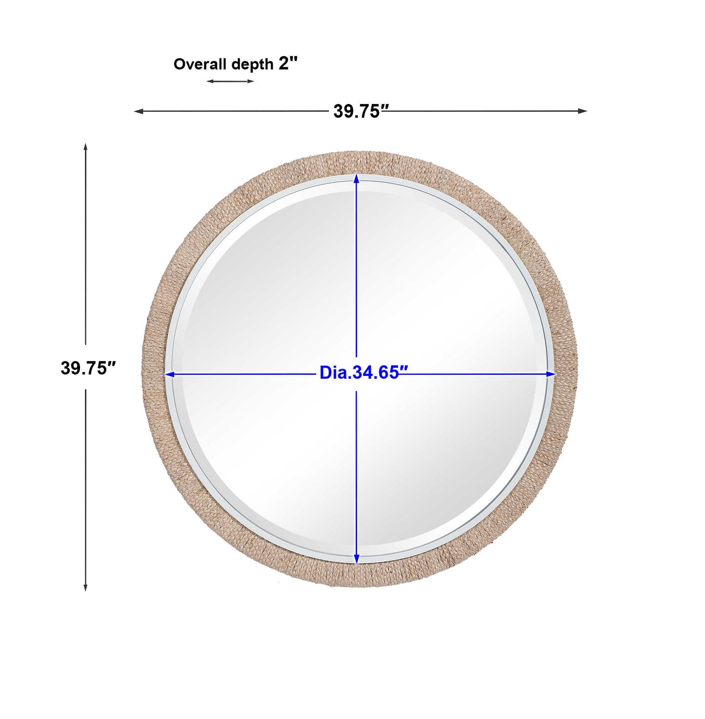 Carbet Round Mirror