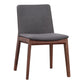 Deco Dining Chair Grey Set Of 2