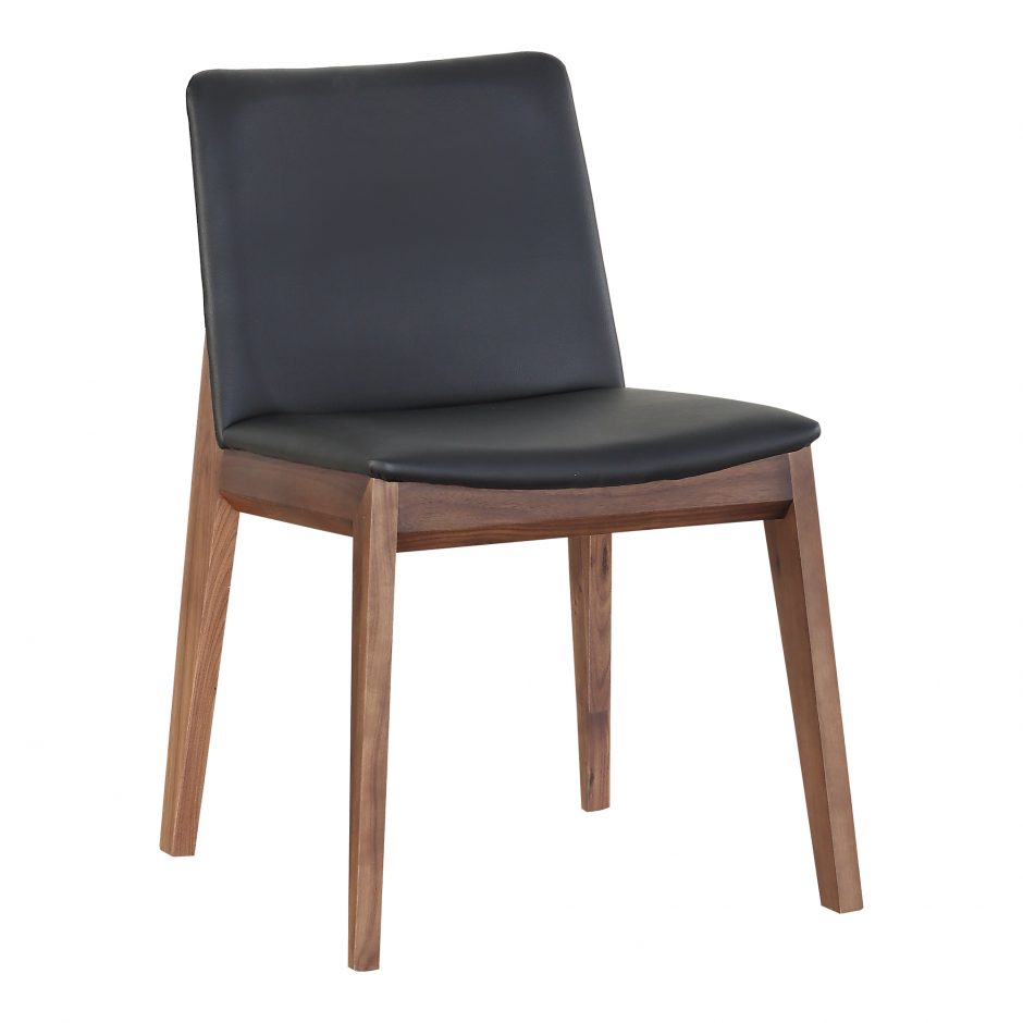 Deco Dining Chair In Black Set of 2