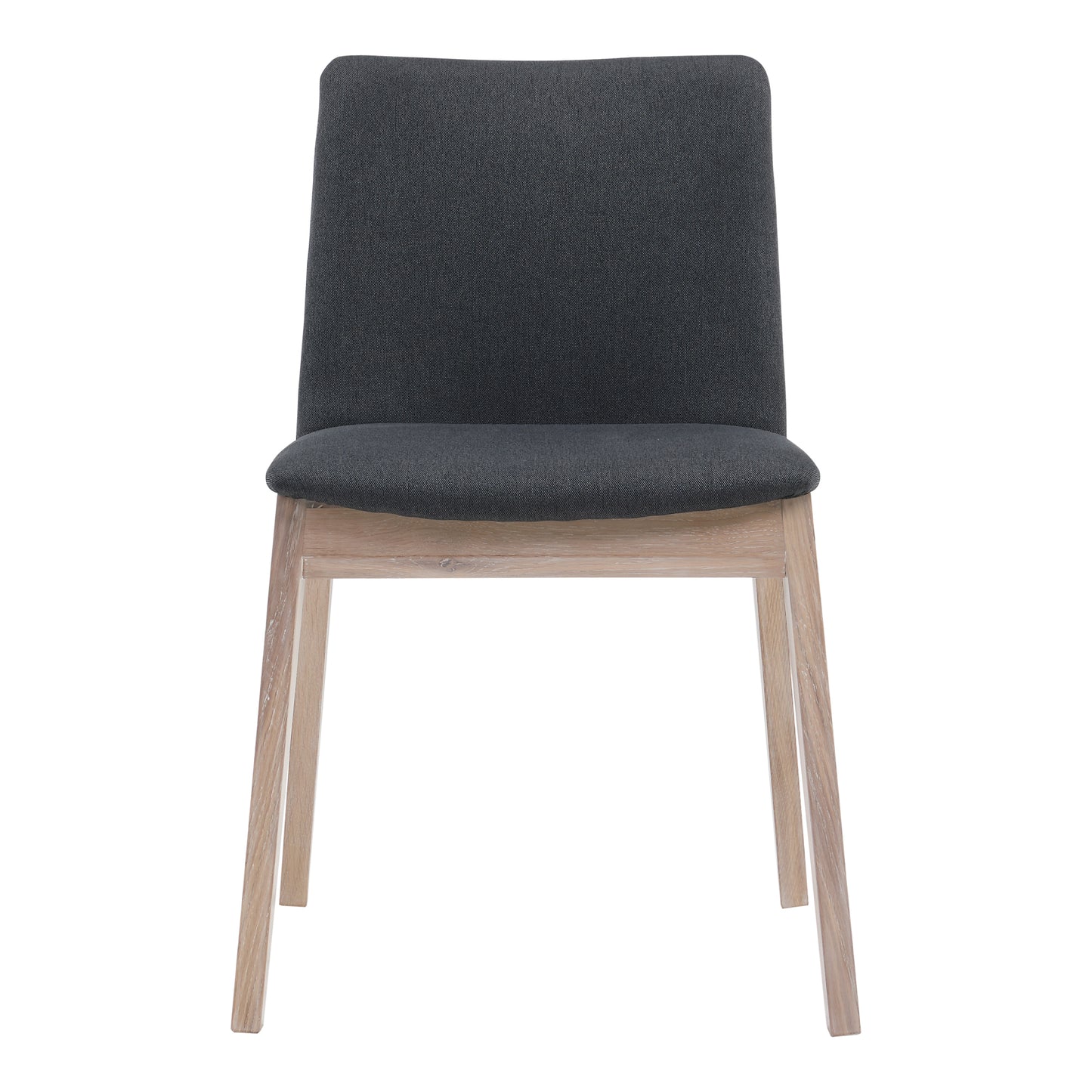 Deco Oak Dining Chair Grey Set of 2