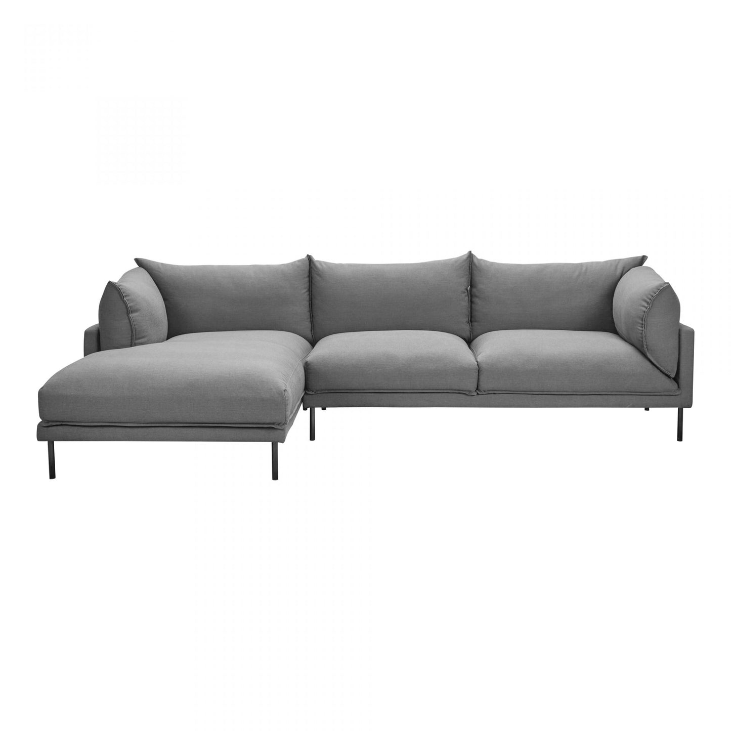 Jamara Sectional Charcoal Left UB-1016-07-L