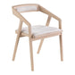 Padma Oak Arm Chair Light Grey BC-1091-29 - Yanni Custom 