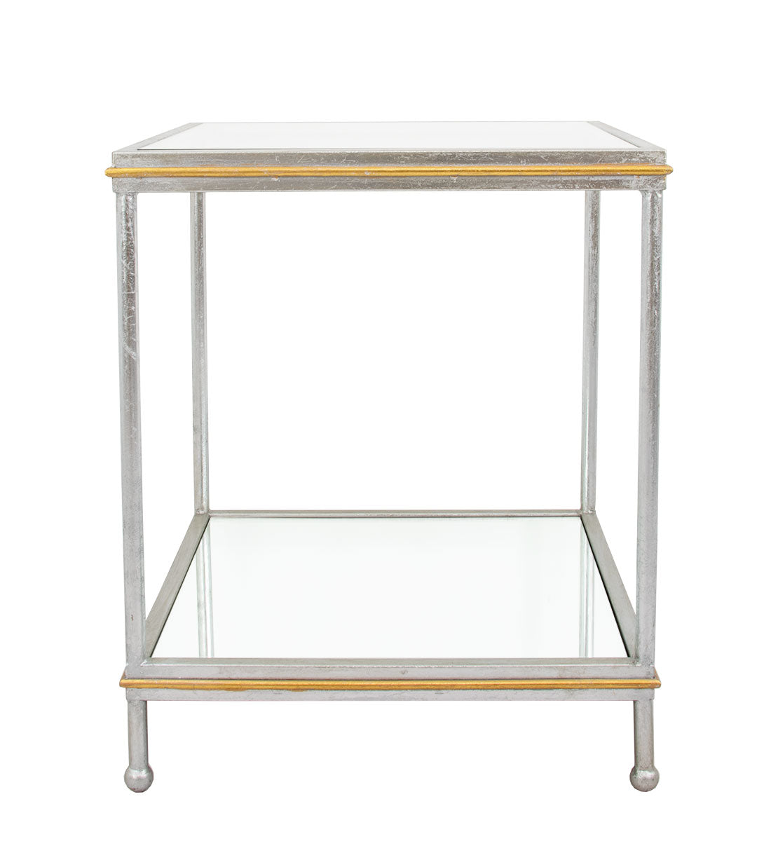 Silver & Gold Side Table