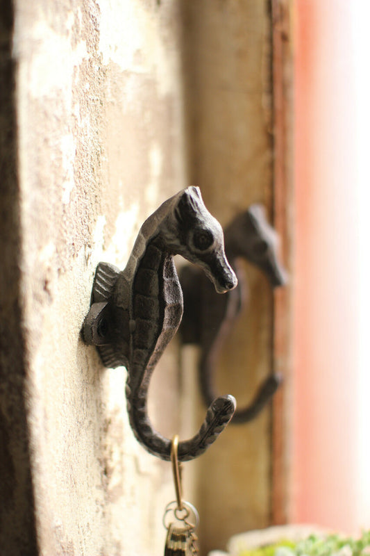 Cast Iron Sea Horse Hook