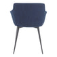 Ronda Arm Chair Blue Set Of 2