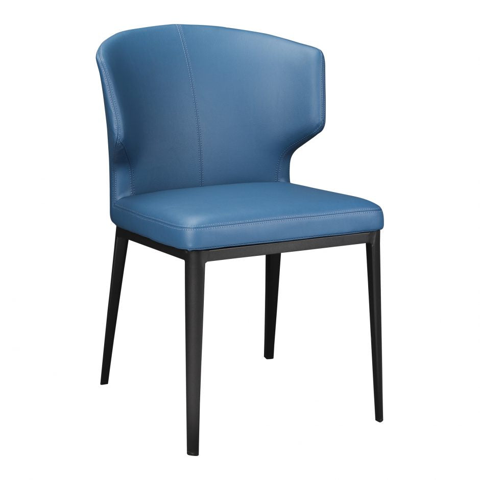 Delaney Side Chair Steel Blue Set of 2