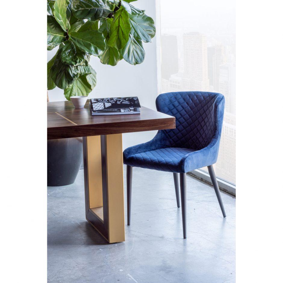 Etta Dining Chair Dark Blue