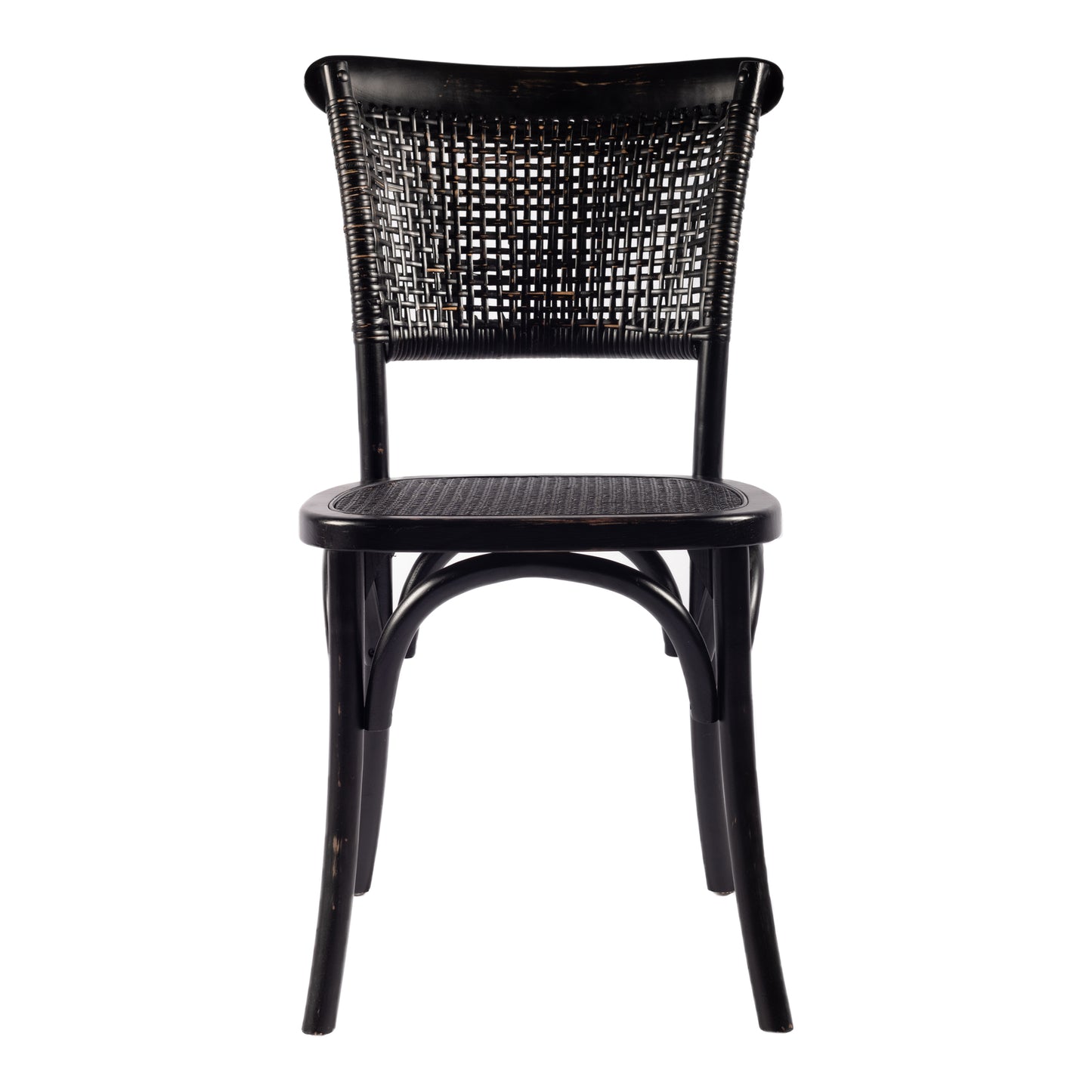 Churchill Dining Chair Antique Black FG-1001-02 Set of 2 - Yanni Custom 