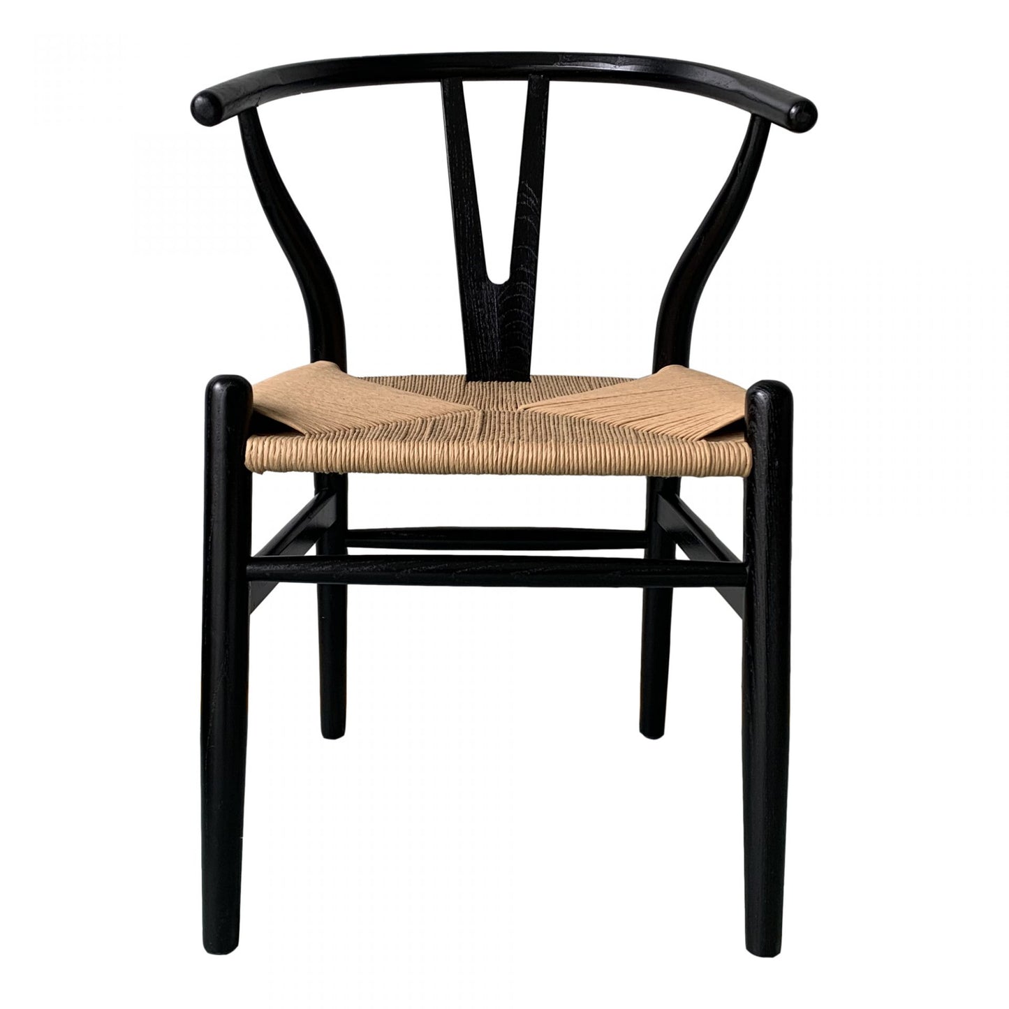 Ventana Dining Chair Black/Natural Set of 2
