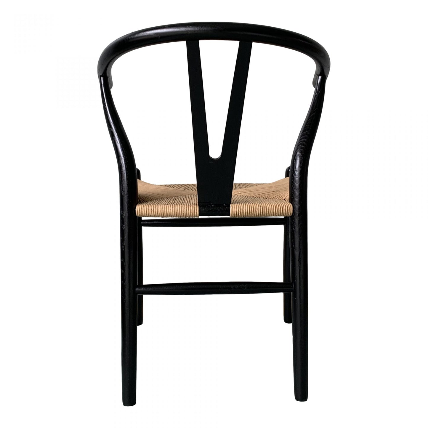 Ventana Dining Chair Black/Natural Set of 2