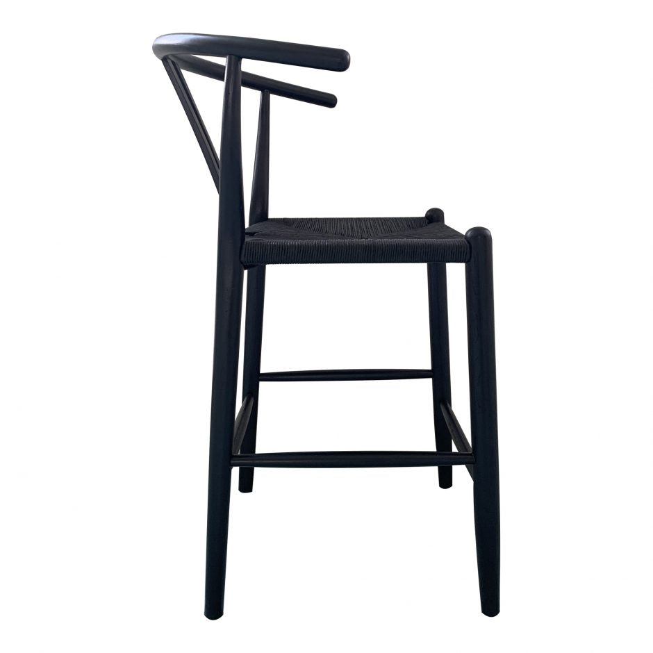 Ventana Counter Stool Black FG-1018-02 - Yanni Custom 