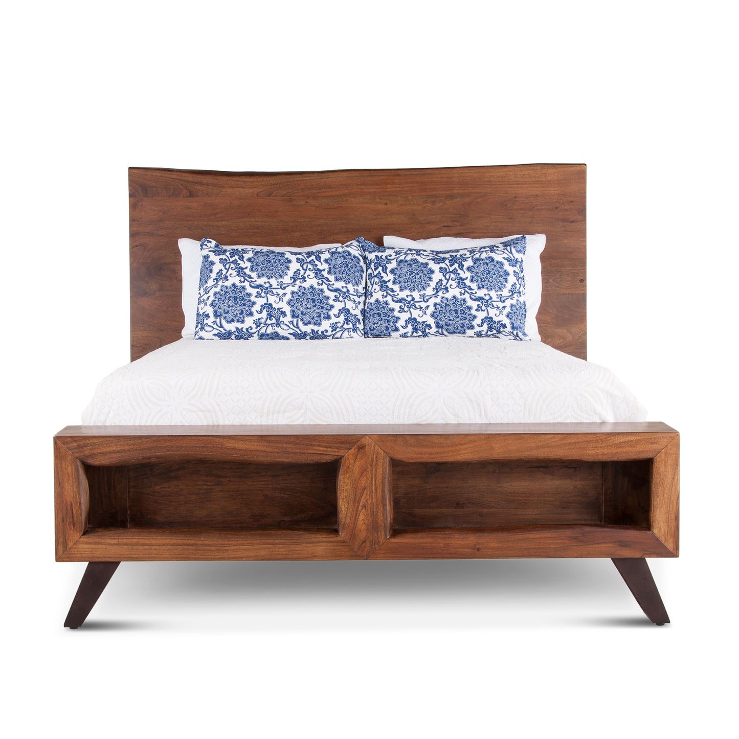 London Loft Queen Bed Walnut