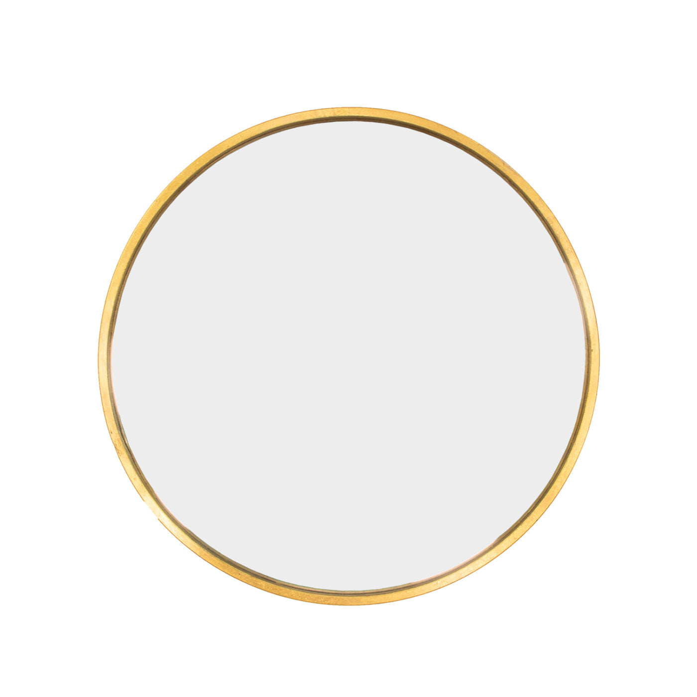 Gold Small Round Mirror