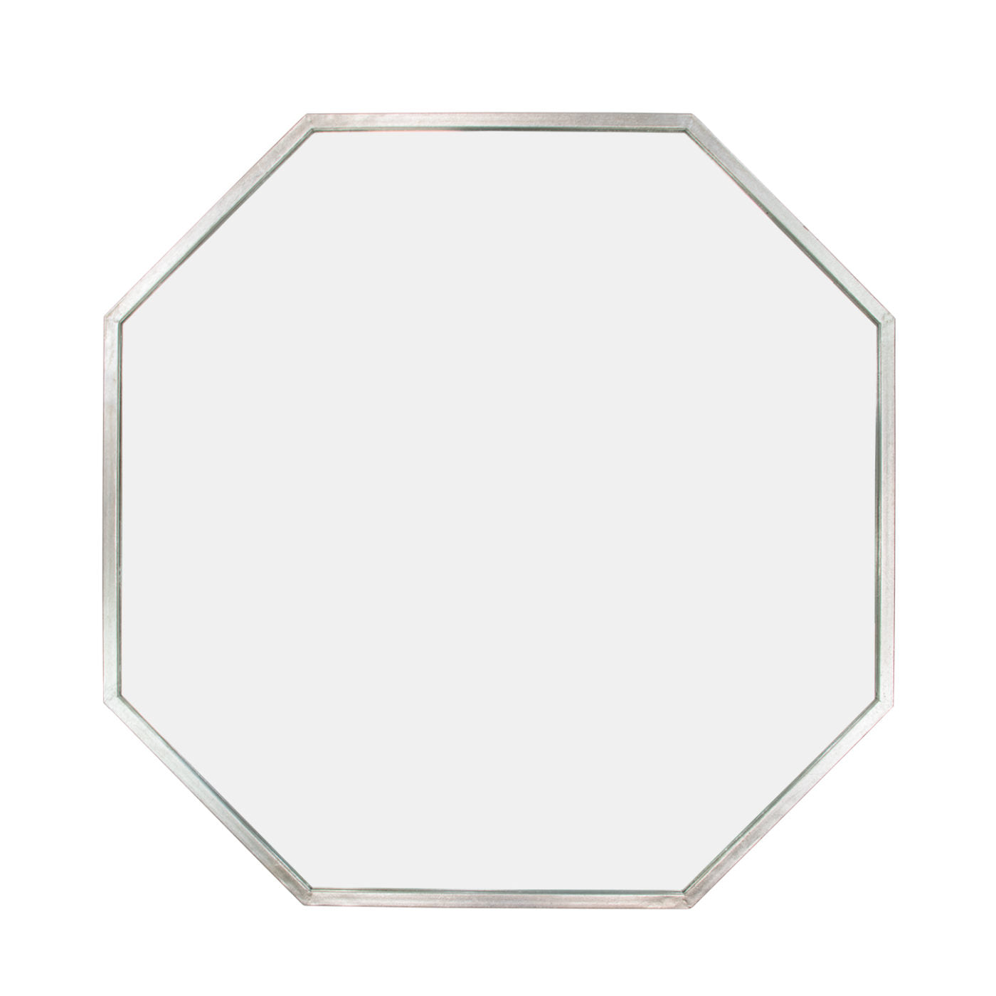 Silver Octagon Mirror