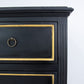 Black and Gold Accent Table - Chest