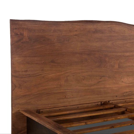 San Marino Queen Bed Raw Walnut FSM-PBQRWE - Yanni Custom 