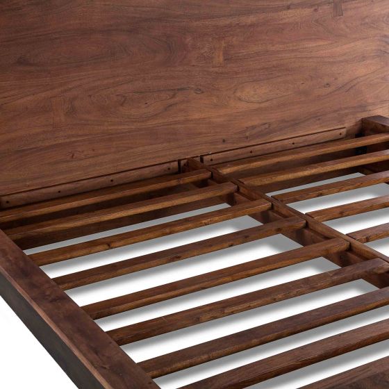 San Marino Queen Bed Raw Walnut FSM-PBQRWE - Yanni Custom 