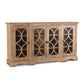 San Rafael 75" Glass Cabinet Antique Oak AVAILABLE AFTER FEBRUARY 2024