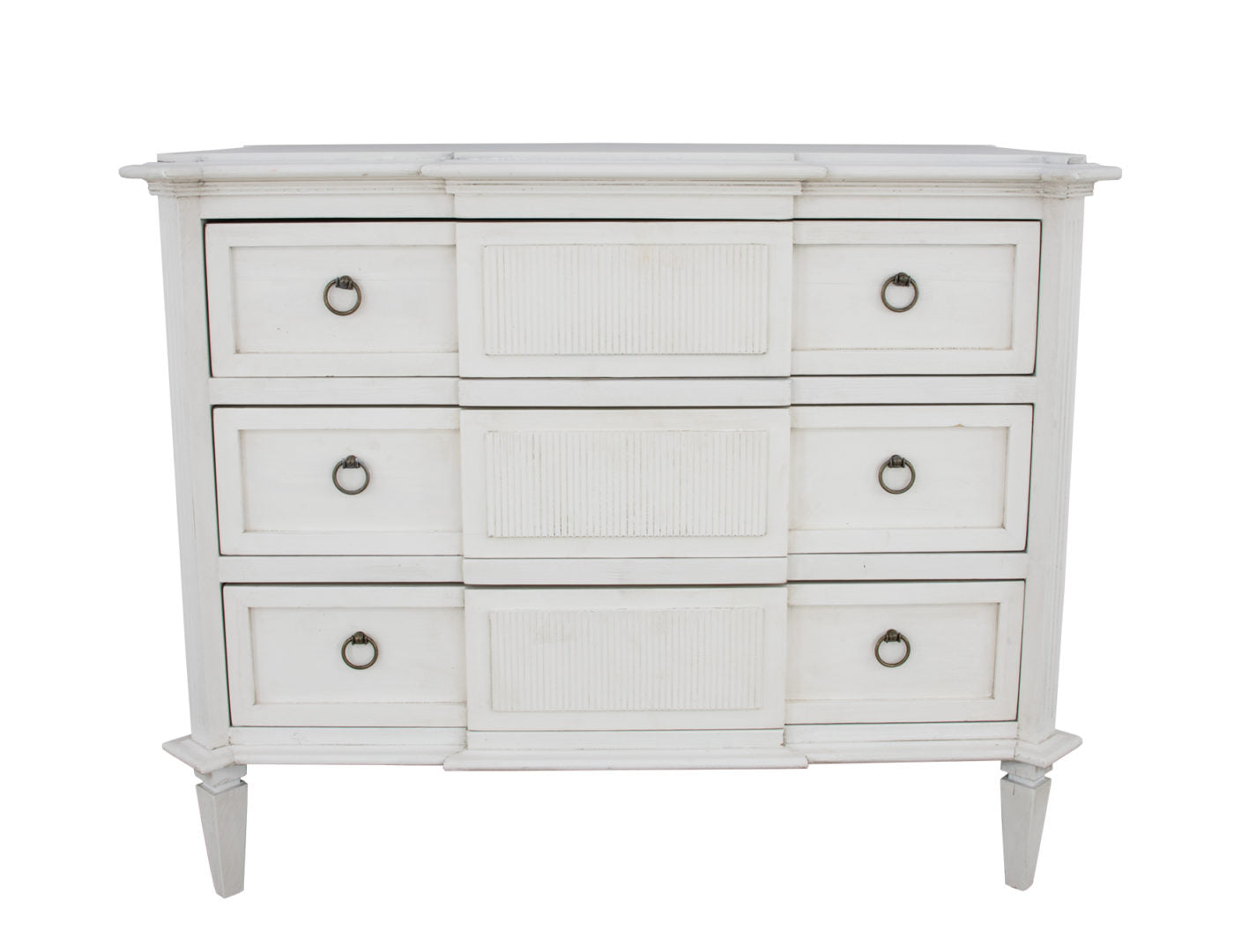 White Accent Table - Chest