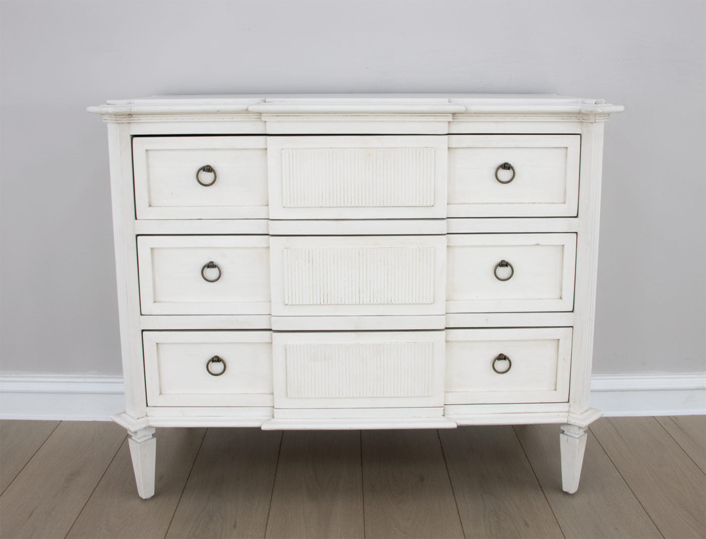 White Accent Table - Chest