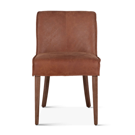 Buddy Side Chair Tan Leather