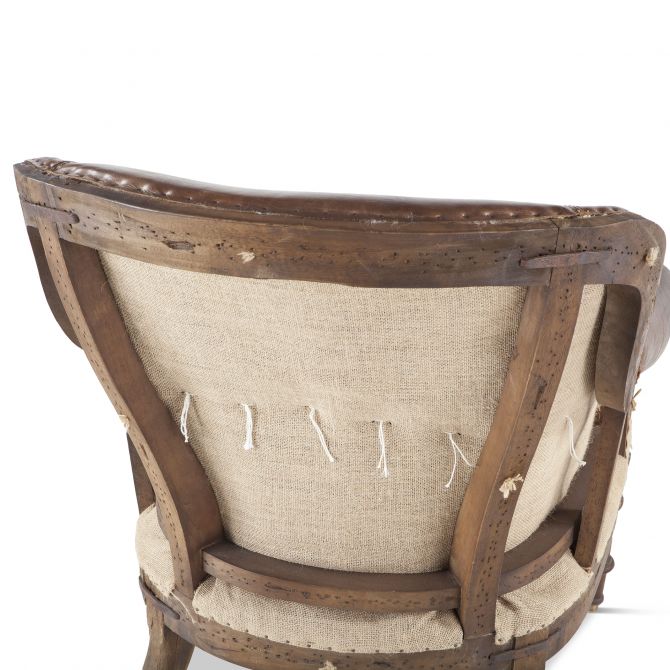 Shakespeare Deconstructed  Armchair with Cigar Leather