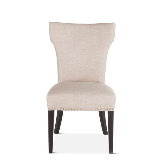 Rebecca Beige Dining Chair with Java Leg