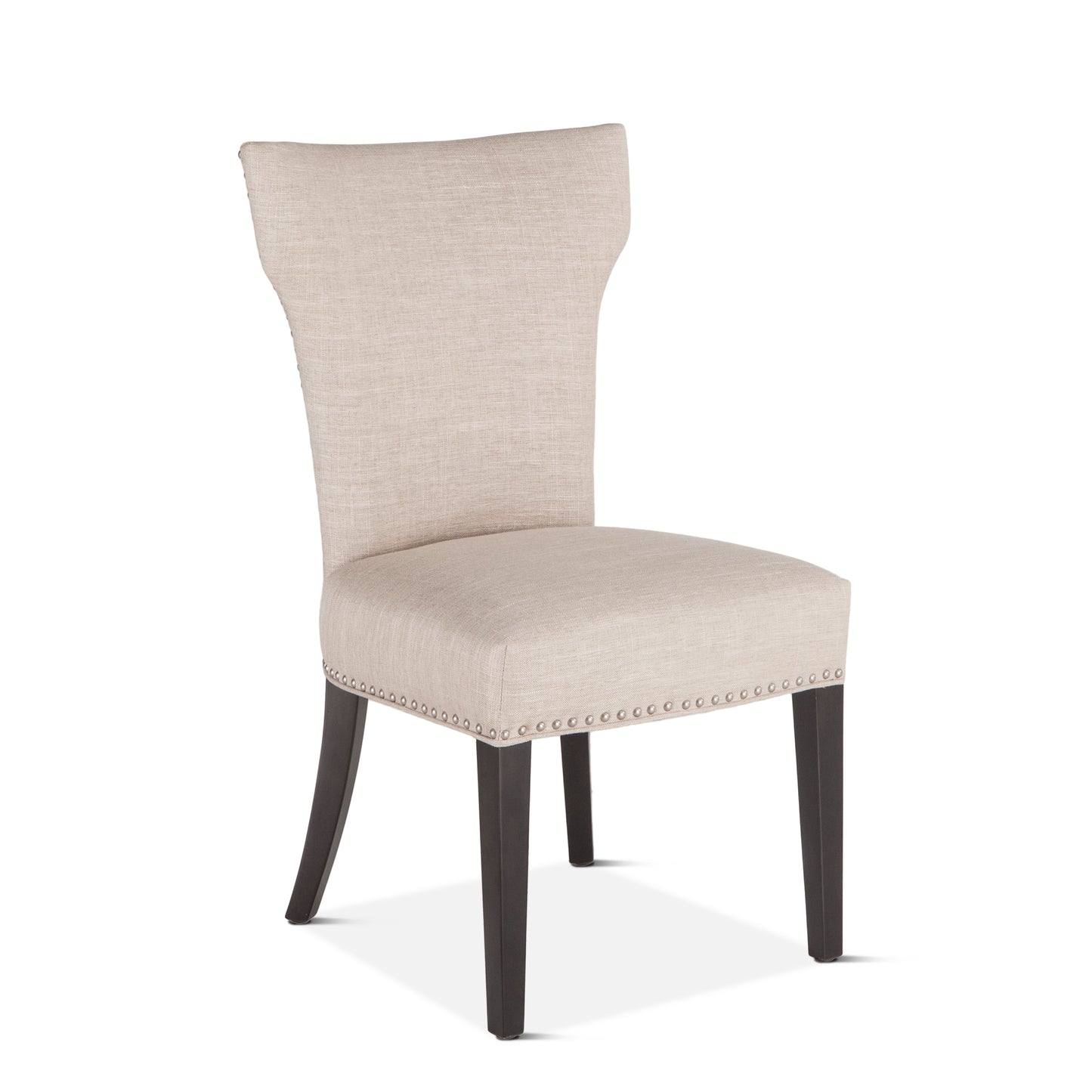 Rebecca Beige Dining Chair with Java Leg