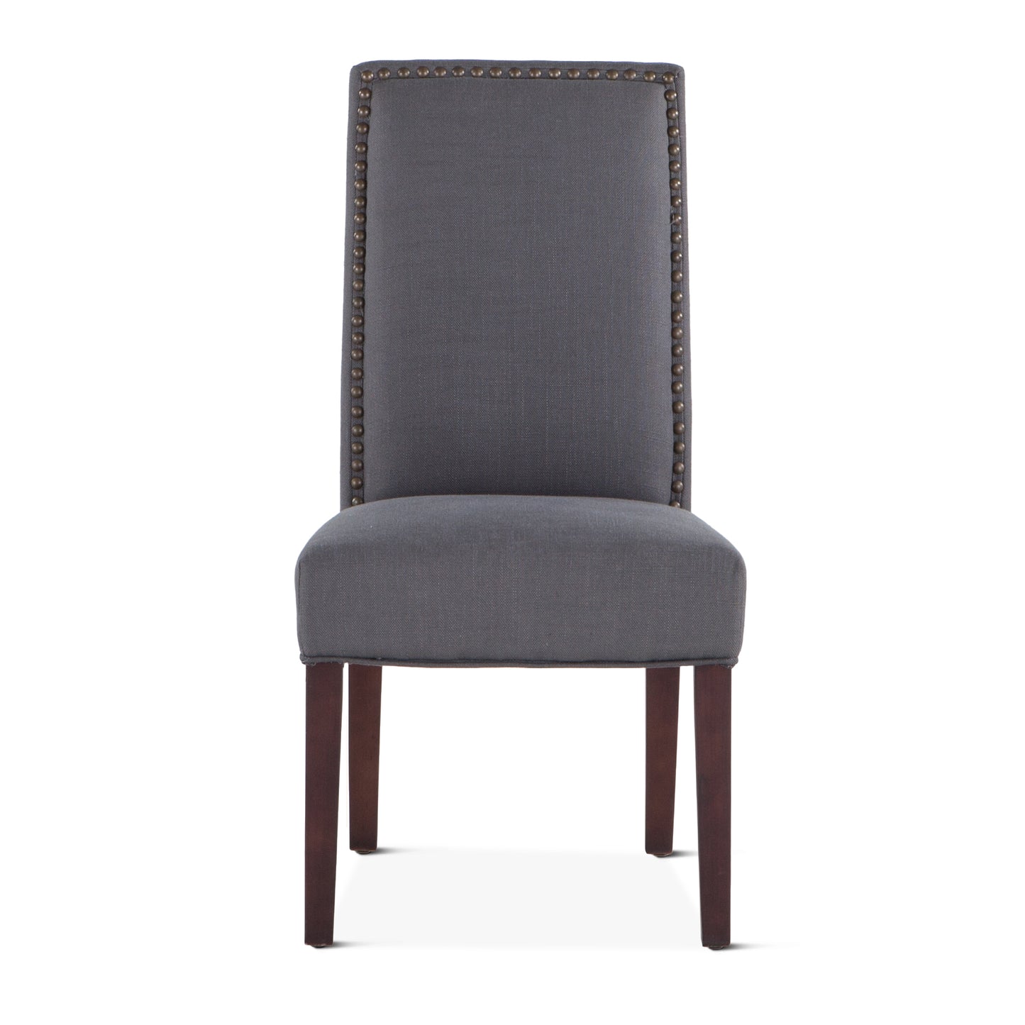 Jones Dining Chair Gray w Dark Legs